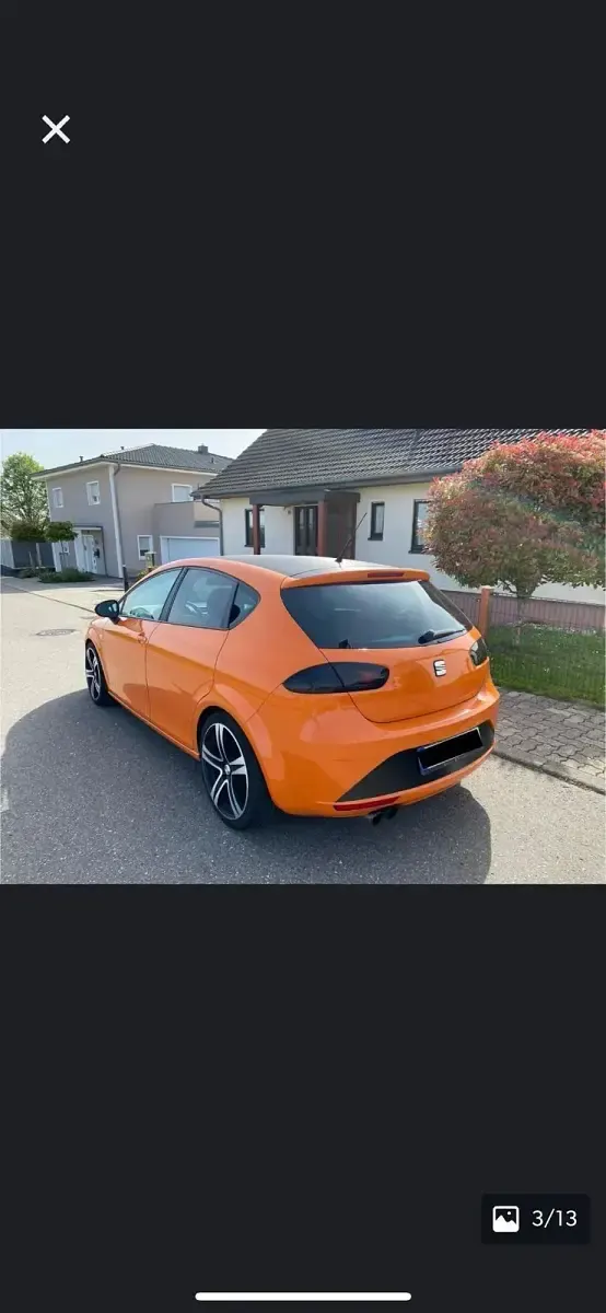 Gebraucht Seat Leon 125 PS (91 kW) 2012 Orange Kleinwagen
