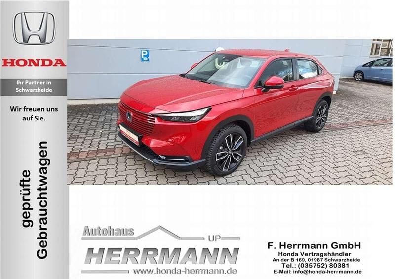 Gebraucht Honda HR-V Elegance 107 PS (78 kW) 2022 Premium crystal red metallic SUV