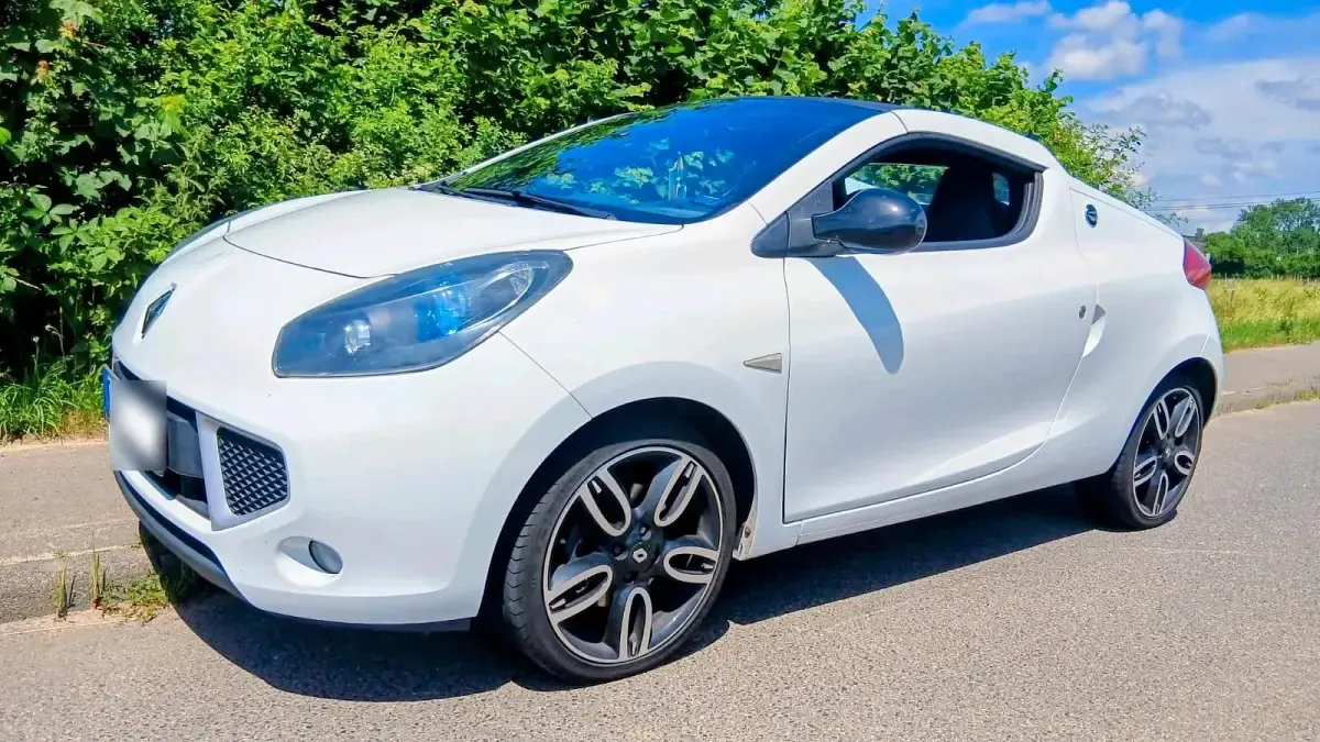 Gebraucht Renault Wind Dynamique 101 PS (74 kW) 2010 Weiß Cabrio