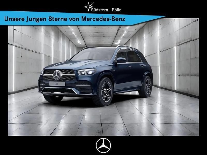 Cavansitblau (metallic) Gebraucht 2021 Mercedes GLE350 AMG SUV | 61.290 € (Fairer Preis) - Bild 1/4