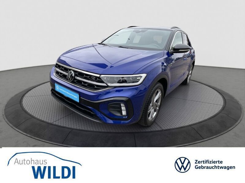 Blau Gebraucht 2023 VW T-Roc R-line SUV | 25.290 € (Fairer Preis) - Bild 1/3