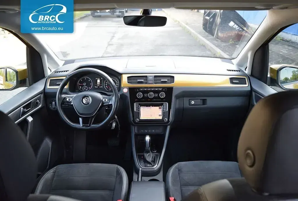 Gebraucht VW Caddy Maxi 150 PS (110 kW) 2018 Gelb Van / Kleinbus