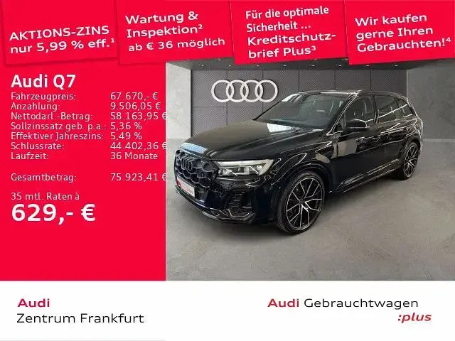 Gebraucht Audi Q7 S-Line 286 PS (210 kW) 2024 Mythosschwarz metallic SUV