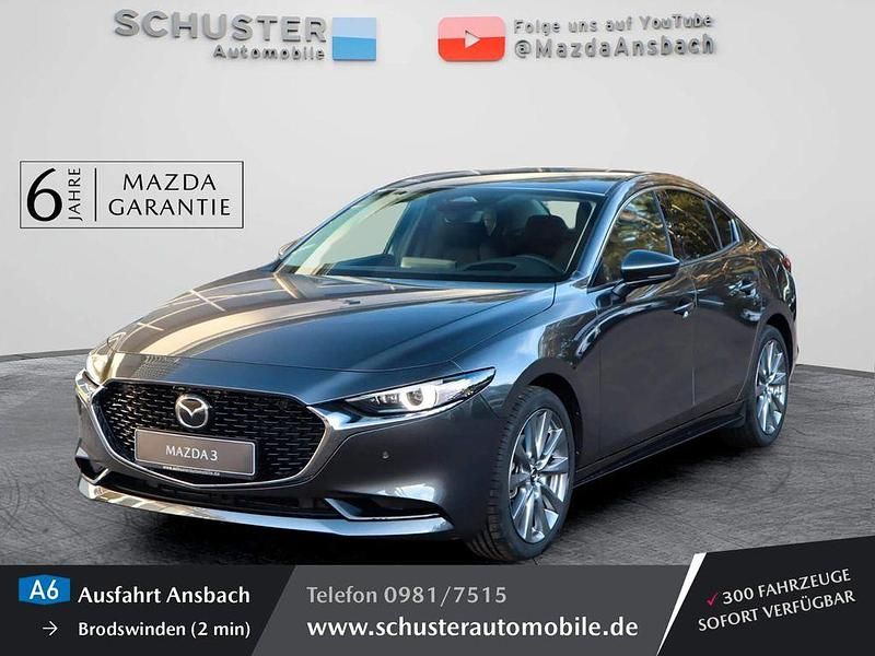 Gebraucht Mazda 3 Exclusive 140 PS (102 kW) 2024 Silber Limousine