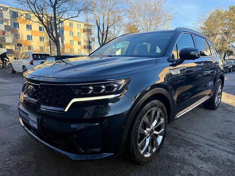 Blau Gebraucht 2021 Kia Sorento Platinum SUV | 24.900 € (Fairer Preis) - Bild 1/4
