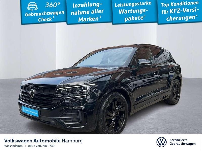 0e grenadillschwarz metallic (metallic) Gebraucht 2023 VW Touareg R-line SUV | 61.550 € (Fairer Preis) - Bild 1/3