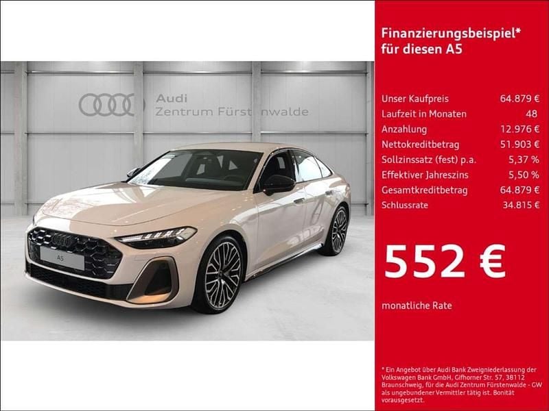 Weiß Gebraucht 2024 Audi A5 Edition .1 Coupé | 64.879 € (Teuer) - Bild 1/4