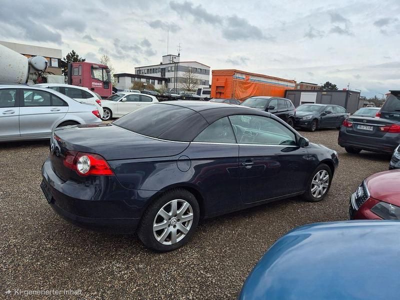 Usata VW Eos Edition 140 CV (102 kW) 2010 Blu Cabrio