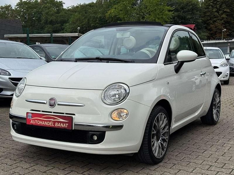 Bianco/ bossa Gebraucht 2010 Fiat 500 Lounge Cabrio | 6.499 € (Fairer Preis) - Bild 1/3