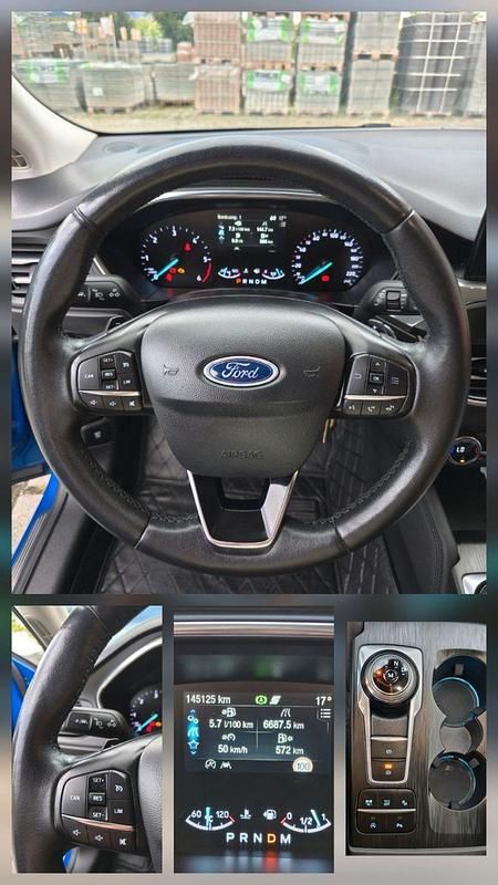 Blau Gebraucht 2018 Ford Focus Titanium Kombi | 14.000 € (Teuer) - Bild 1/4