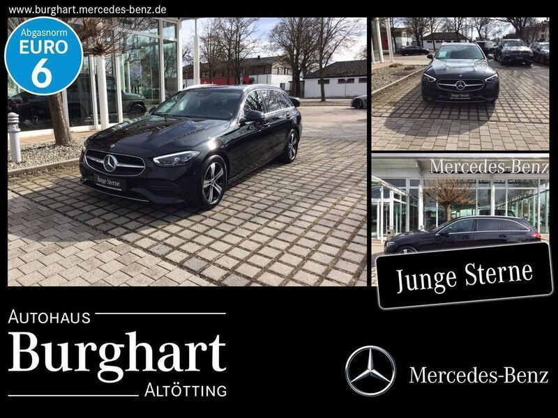 lack obsidianschwarz Gebraucht 2023 Mercedes C220 Advanced Plus Kombi | 36.900 € (Fairer Preis) - Bild 1/4