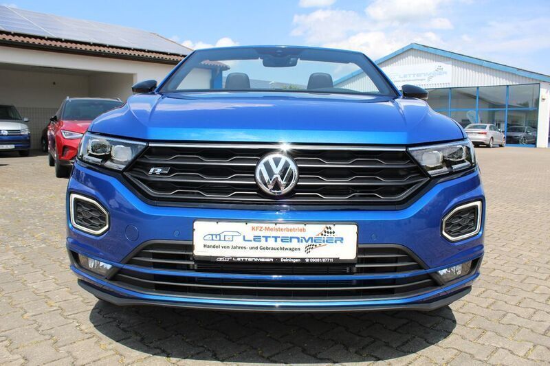 Gebraucht VW T-Roc Cabriolet R-line 150 PS (110 kW) 2021 Blau Cabrio
