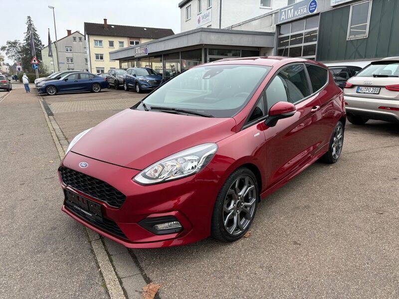 Rot Gebraucht 2019 Ford Fiesta ST-Line Kleinwagen | 12.900 € (Superpreis) - Bild 1/4