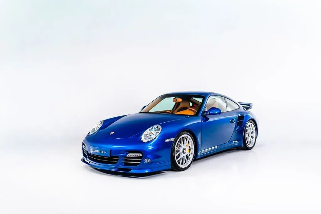 Gebraucht Porsche 997 Turbo 500 PS (367 kW) 2010 Blau Coupé