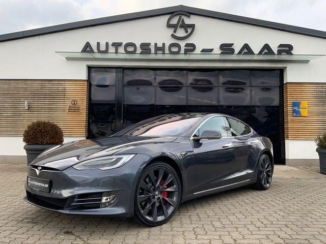 Grau Gebraucht 2018 Tesla Model S Performance Limousine | 39.990 € - Bild 1/4