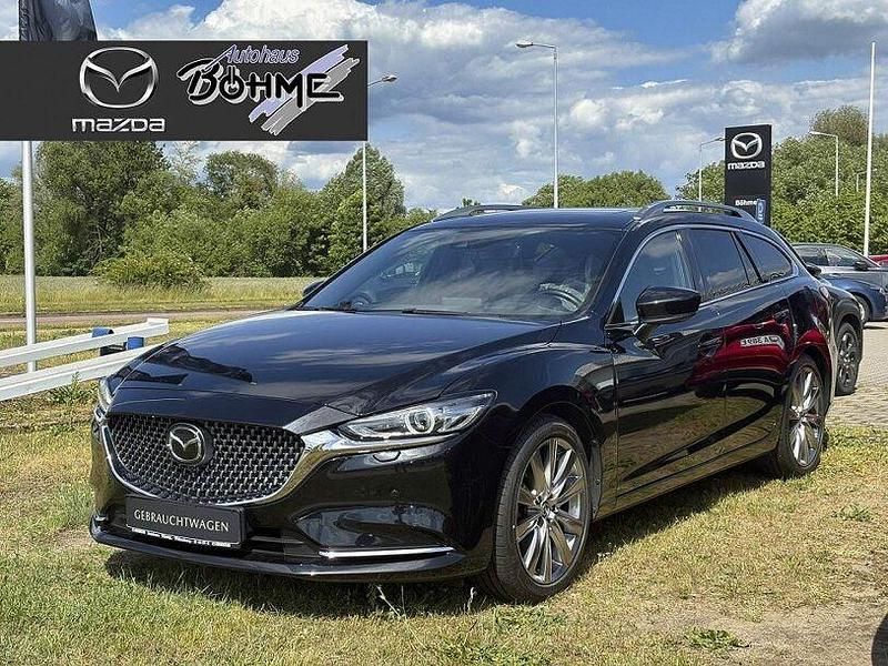 Jet black Gebraucht 2024 Mazda 6 Takumi-Line Kombi | 32.790 € (Fairer Preis) - Bild 1/4