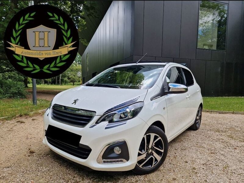 Weiß Gebraucht 2020 Peugeot 108 Top! Collection Kleinwagen | 10.950 € (Fairer Preis) - Bild 1/4