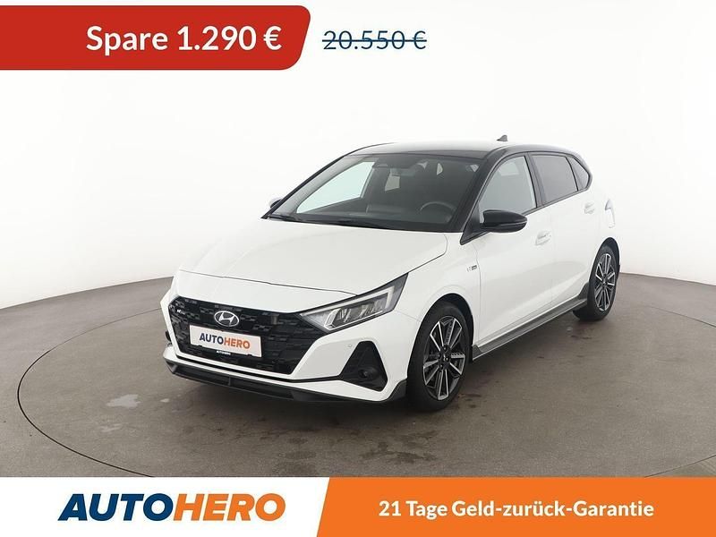 Weiß Gebraucht 2022 Hyundai i20 N Line Kleinwagen | 19.260 € (Etwas zu teuer) - Bild 1/3
