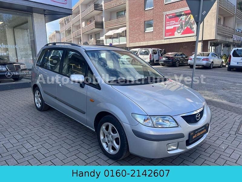 Gebraucht Mazda Premacy Exclusive 114 PS (83 kW) 2001 Silber Van / Kleinbus