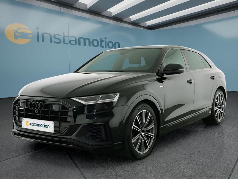 Schwarz Gebraucht 2021 Audi Q8 S-Line SUV | 58.799 € (Fairer Preis) - Bild 1/4