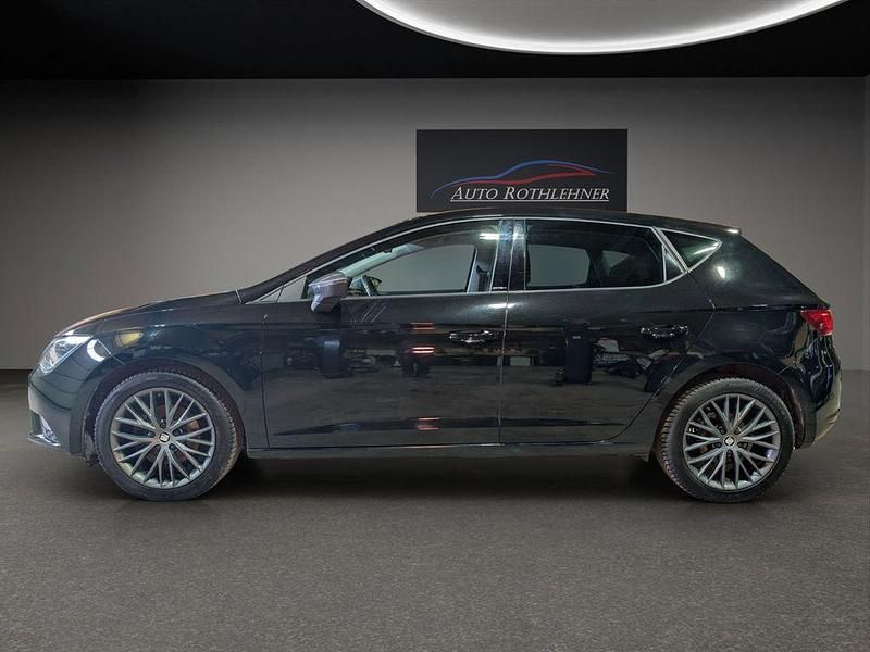 Usata Seat Leon 125 CV (91 kW) 2015 Nero Berlina