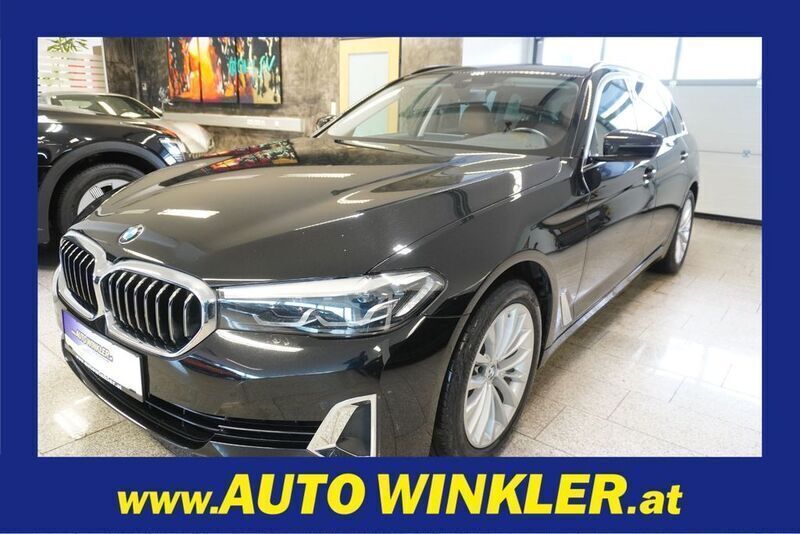 Schwarz Gebraucht 2021 BMW 520 Luxury Line Limousine | 25.990 € (Superpreis) - Bild 1/4