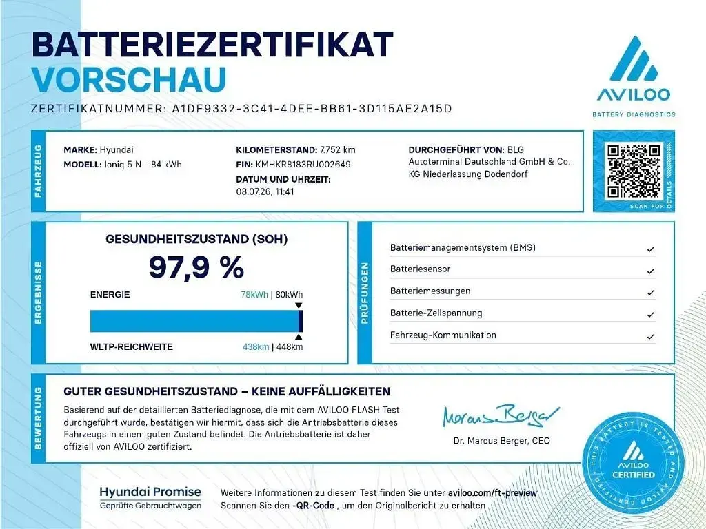 Gebraucht Hyundai Ioniq 5 N Performance 447 kW (609 PS) 2025 Blau SUV