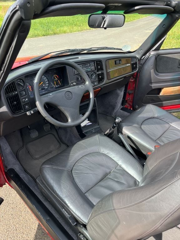 Gebraucht Saab 900 Cabriolet 160 PS (117 kW) 1990 Rot Cabrio