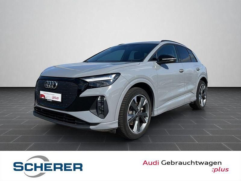 Grau Gebraucht 2022 Audi Q4 e-tron Advanced SUV | 26.310 € (Guter Preis) - Bild 1/4