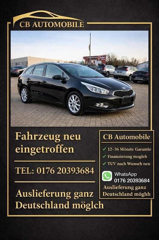 Gebraucht Kia Ceed Sportswagon Edition 7 135 PS (99 kW) 2014 (1k) black pearl Kombi