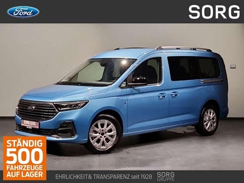 Blau, boundlessblue met. Neu 2025 Ford Tourneo Connect Titanium Van / Kleinbus | 35.890 € (Fairer Preis) - Bild 1/4