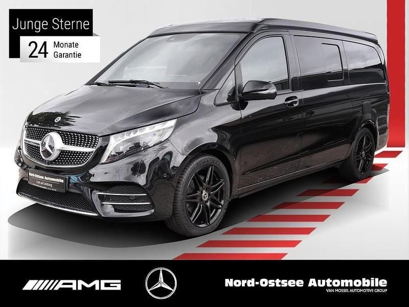 Obsidianschwarz metallic Gebraucht 2024 Mercedes V220 Marco Polo Van / Kleinbus | 60.890 € (Fairer Preis) - Bild 1/4