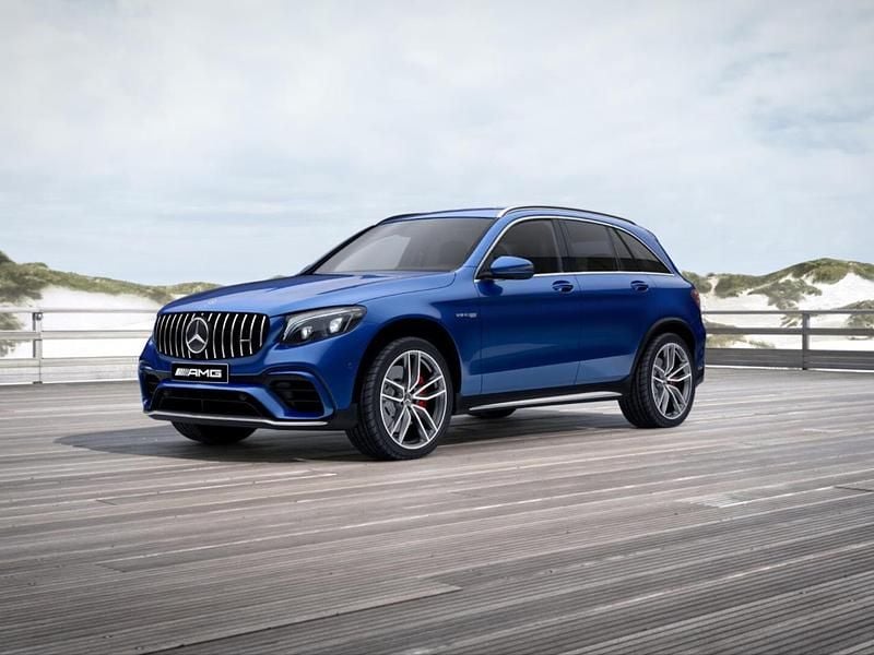 Brilliantblau metallic Gebraucht 2019 Mercedes GLC63 AMG AMG SUV | 62.380 € (Guter Preis) - Bild 1/4