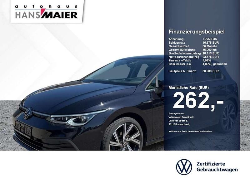 Deep black perleffekt Gebraucht 2022 VW Golf VIII Style Limousine | 30.900 € (Fairer Preis) - Bild 1/2