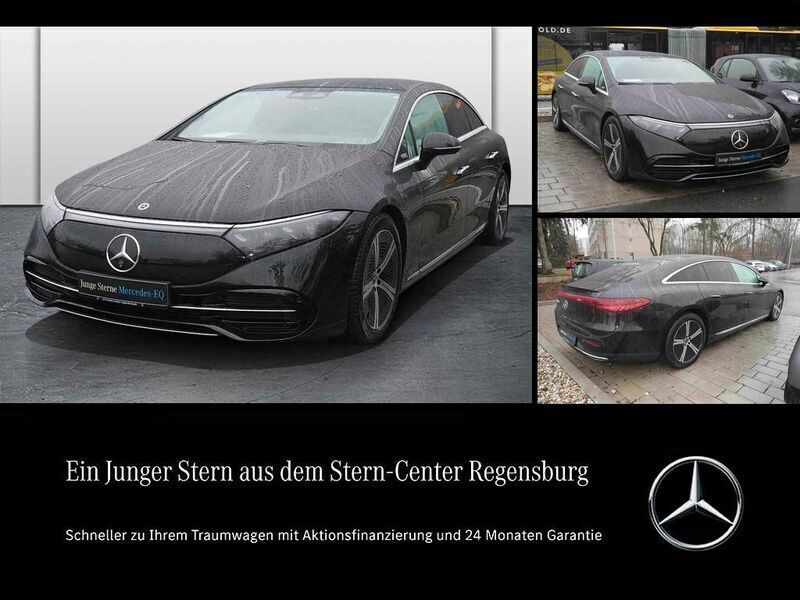 Schwarz Gebraucht 2023 Mercedes EQS350 Electric Art Limousine | 51.788 € - Bild 1/4