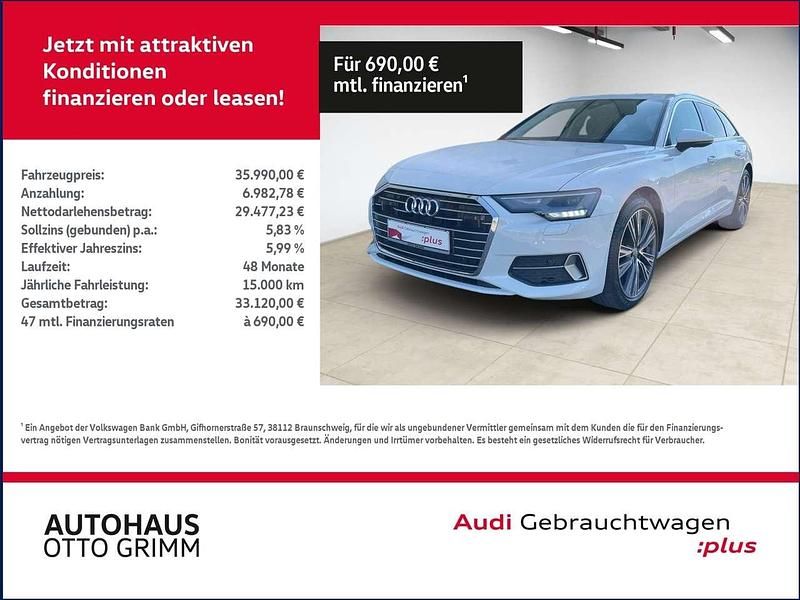 Weiß Gebraucht 2020 Audi A6 Sport Kombi | 35.989 € (Fairer Preis) - Bild 1/4
