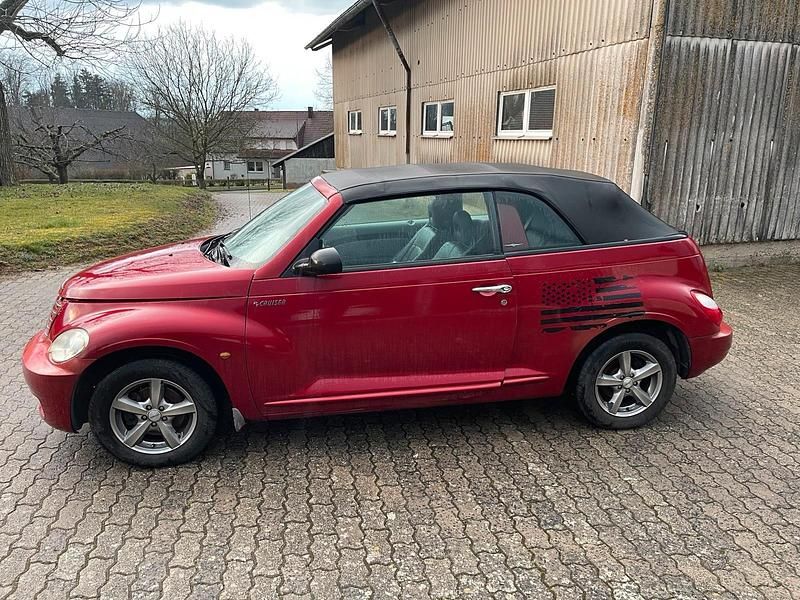 Rot Gebraucht 2006 Chrysler PT Cruiser Limited Cabrio | 1.100 € (Guter Preis) - Bild 1/4