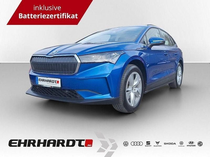 Blau Gebraucht 2022 Skoda Enyaq iV SUV | 23.180 € (Superpreis) - Bild 1/4