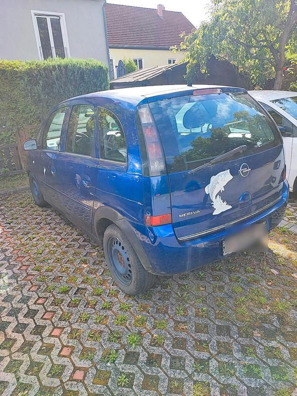 Blau Gebraucht 2006 Opel Meriva Van / Kleinbus | 300 € (Superpreis) - Bild 1/4