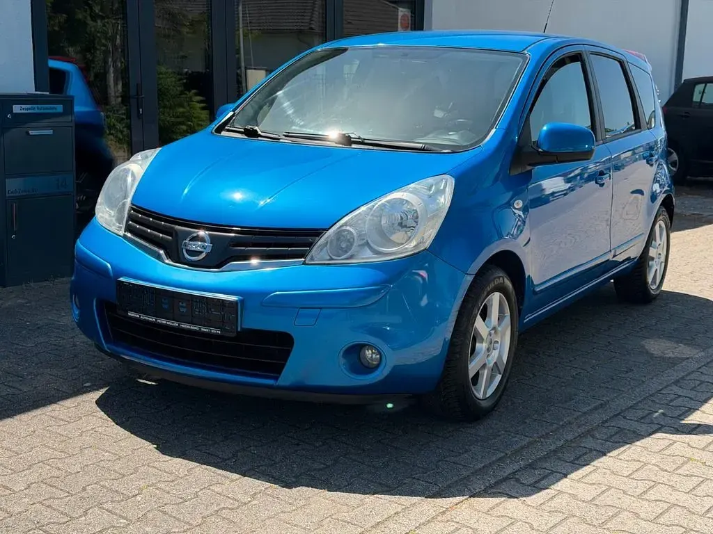 Gebraucht Nissan Note Acenta 88 PS (64 kW) 2009 Blau Kleinwagen