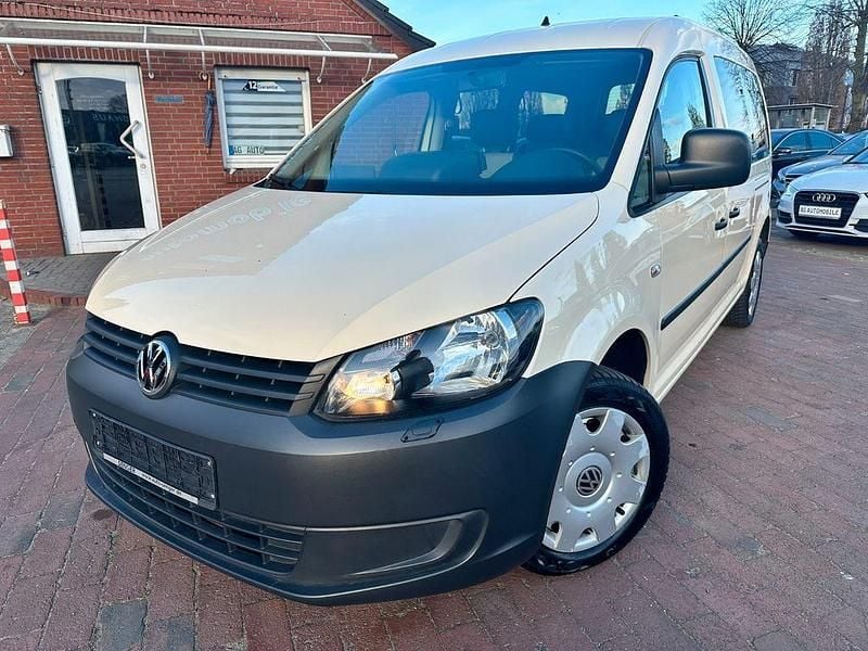 Gelb Gebraucht 2014 VW Caddy Maxi Trendline Van / Kleinbus | 5.300 € (Superpreis) - Bild 1/4