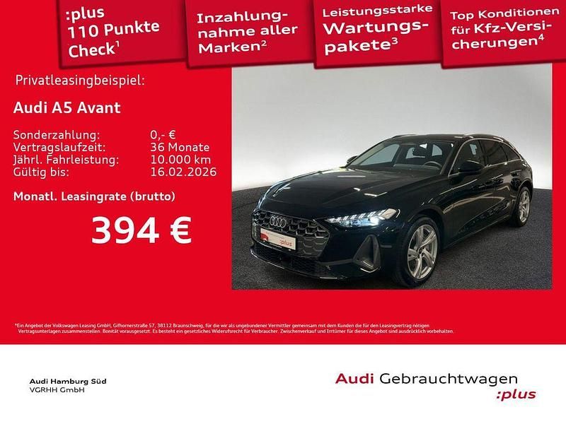 0e mythosschwarz metallic Gebraucht 2025 Audi A5 Advanced Kombi | 45.970 € (Guter Preis) - Bild 1/3