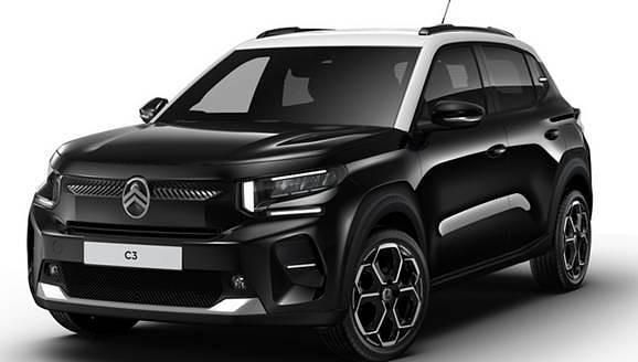 Perlaneraschwarz / dach: weiß perlaneraschwarz / dach: weiß Neu 2025 Citroën C3 Kleinwagen | 20.588 € (Etwas zu teuer) - Bild 1/1