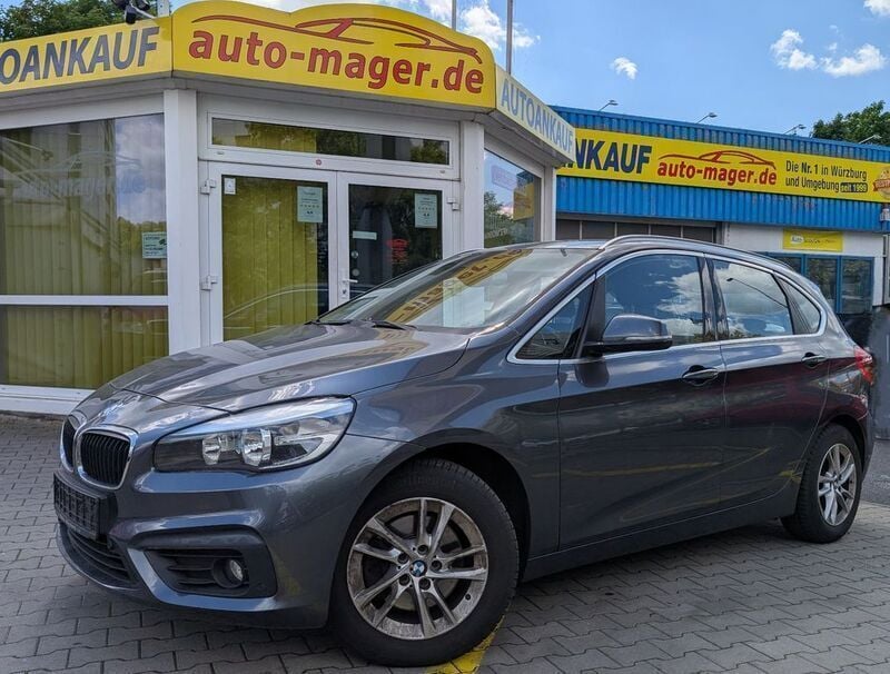 Grau Gebraucht 2014 BMW 218 Active Tourer Van / Kleinbus | 4.450 € (Superpreis) - Bild 1/4