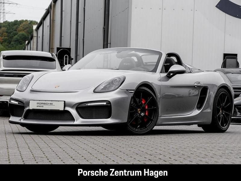 Silber Gebraucht 2016 Porsche Boxster Spyder Cabrio | 103.900 € (Fairer Preis) - Bild 1/4