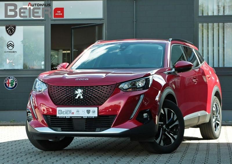 Rot Gebraucht 2021 Peugeot e-2008 Allure SUV | 18.680 € (Fairer Preis) - Bild 1/4