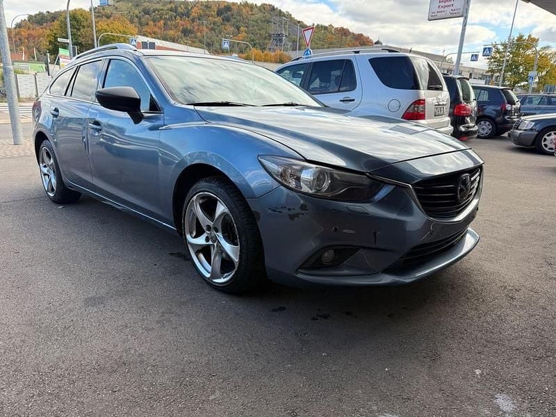 Blau Gebraucht 2013 Mazda 6 Sports-Line Kombi | 2.999 € (Guter Preis) - Bild 1/4