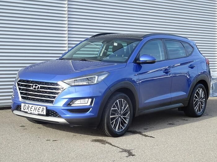 Blau Gebraucht 2019 Hyundai Tucson Trend SUV | 19.590 € (Fairer Preis) - Bild 1/4