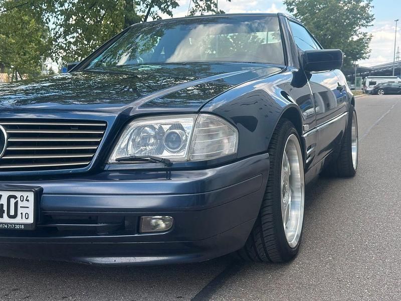 Gebraucht Mercedes SL320 231 PS (169 kW) 1997 Blau Cabrio