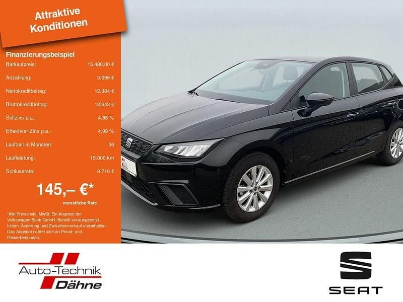 Schwarz Gebraucht 2023 Seat Ibiza Style Kleinwagen | 15.480 € (Guter Preis) - Bild 1/4